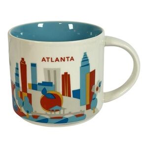 Starbucks You Are Here Atlanta Mug 14 oz 2015 City Skyline Coffee Cup